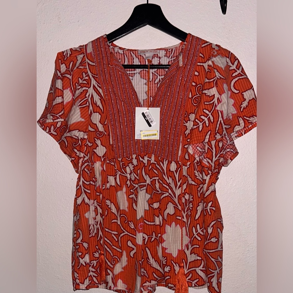 Knox Rose Orange Top